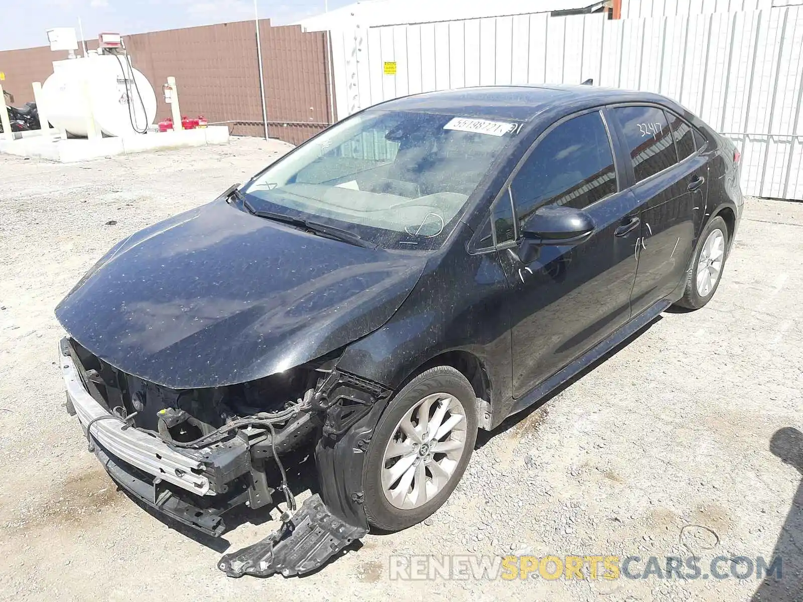 2 Photograph of a damaged car JTDHPRAE5LJ020708 TOYOTA COROLLA 2020