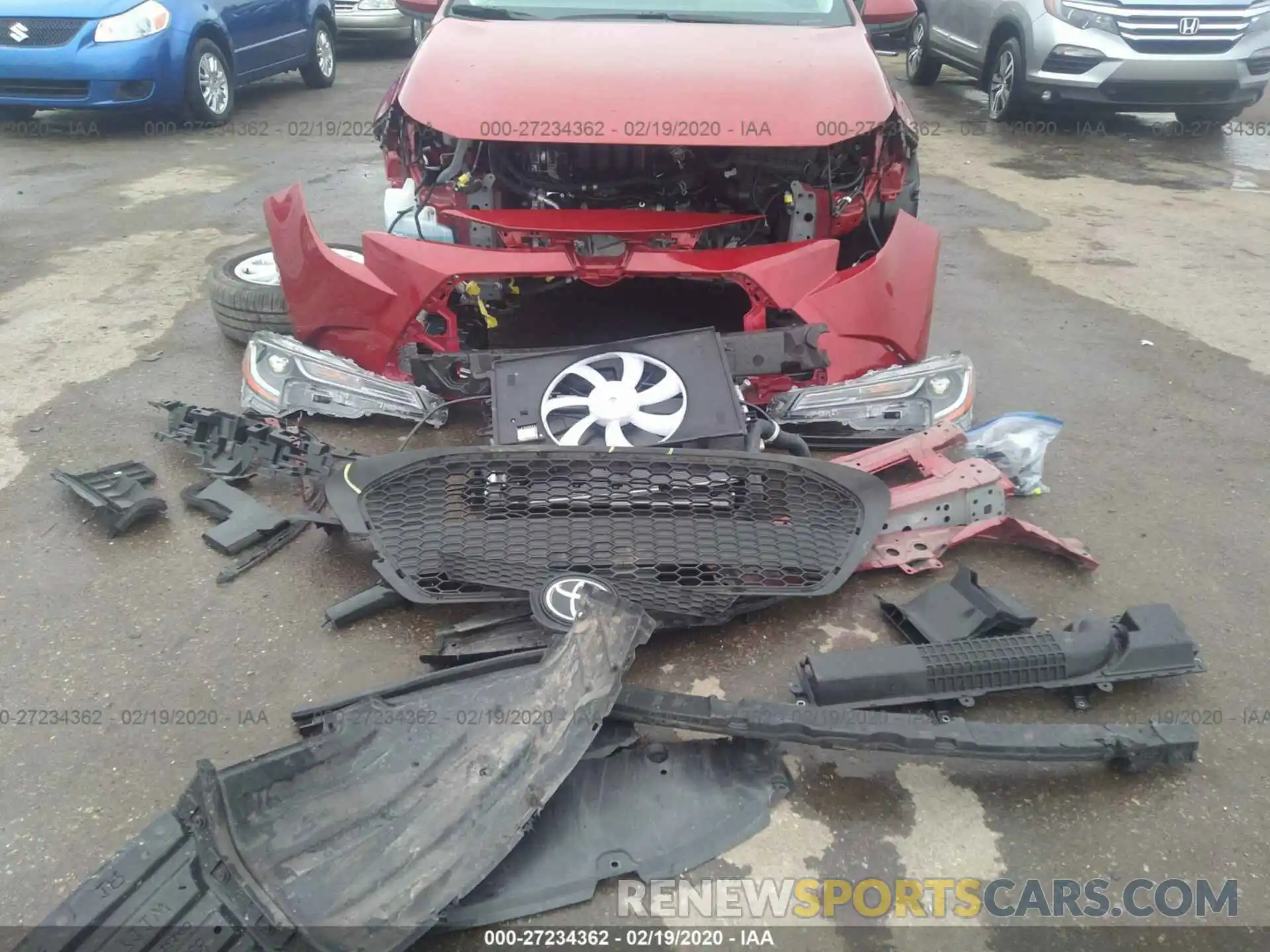 6 Photograph of a damaged car JTDHPRAE5LJ028114 TOYOTA COROLLA 2020
