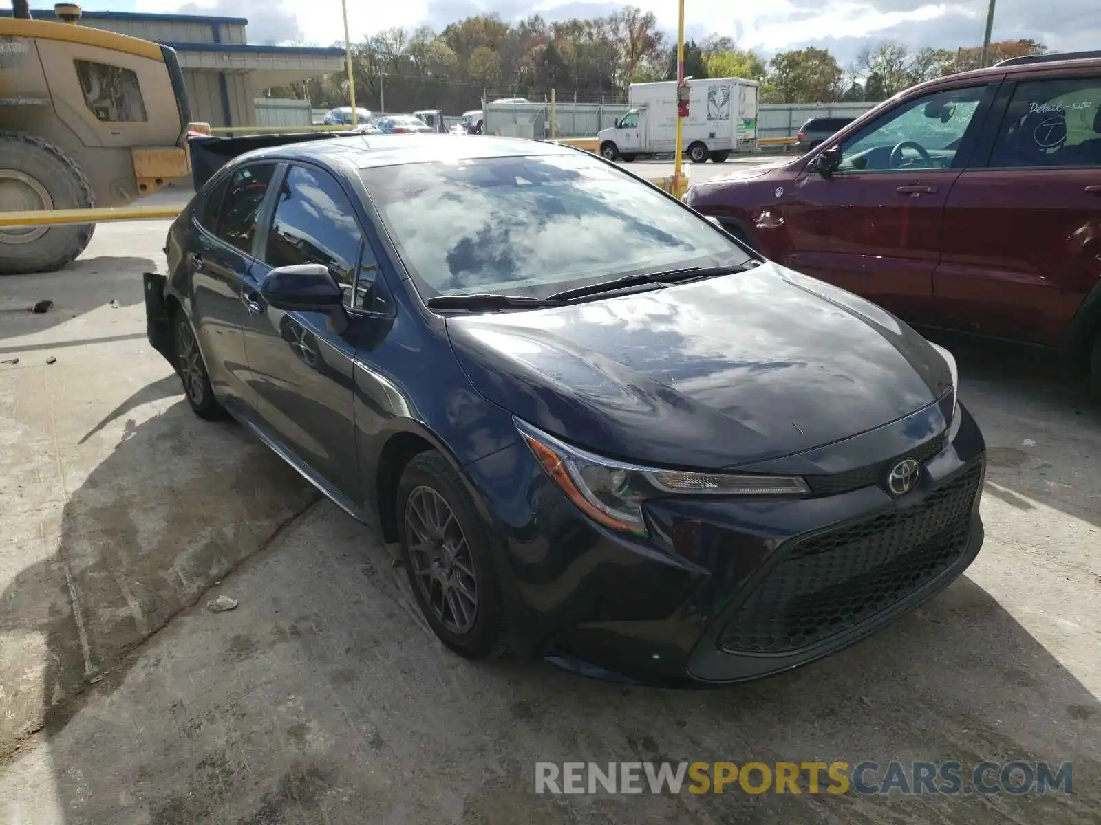 1 Photograph of a damaged car JTDHPRAE5LJ040604 TOYOTA COROLLA 2020