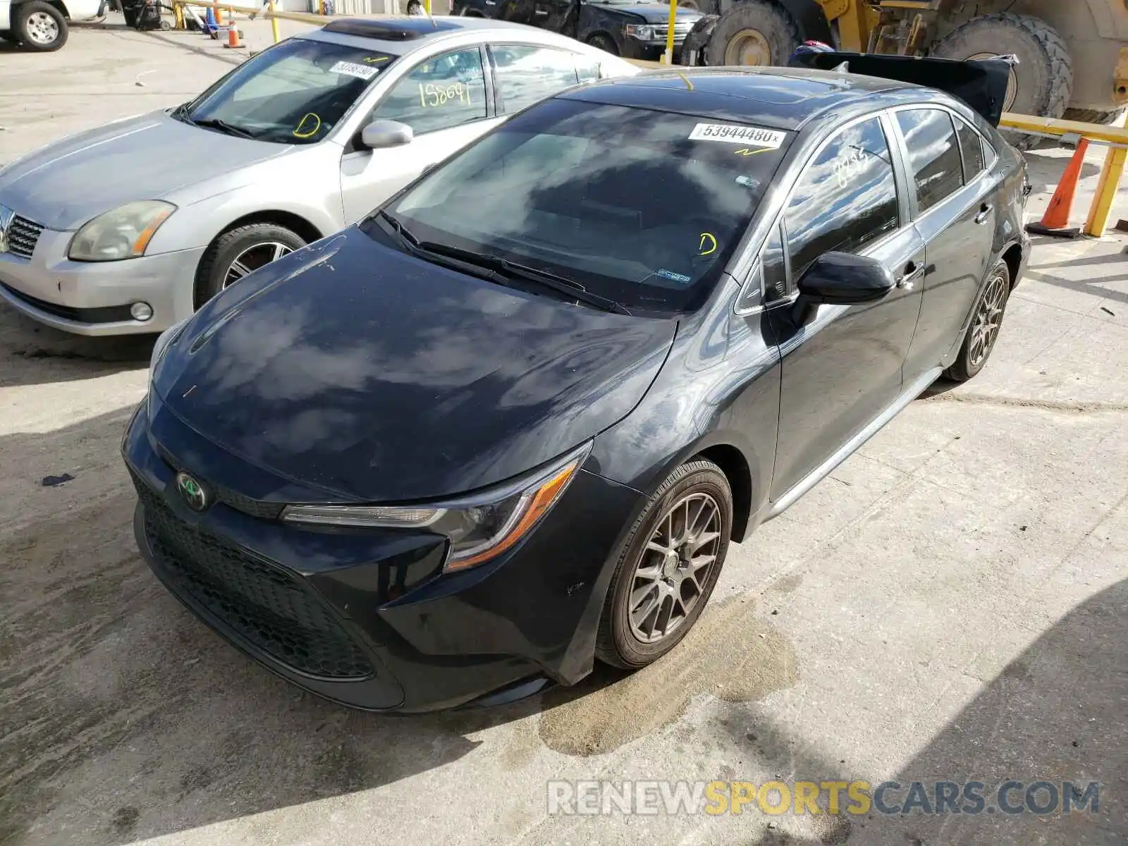 2 Photograph of a damaged car JTDHPRAE5LJ040604 TOYOTA COROLLA 2020