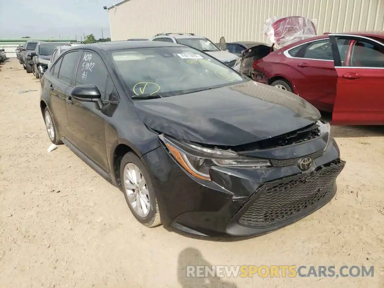 1 Photograph of a damaged car JTDHPRAE5LJ041879 TOYOTA COROLLA 2020