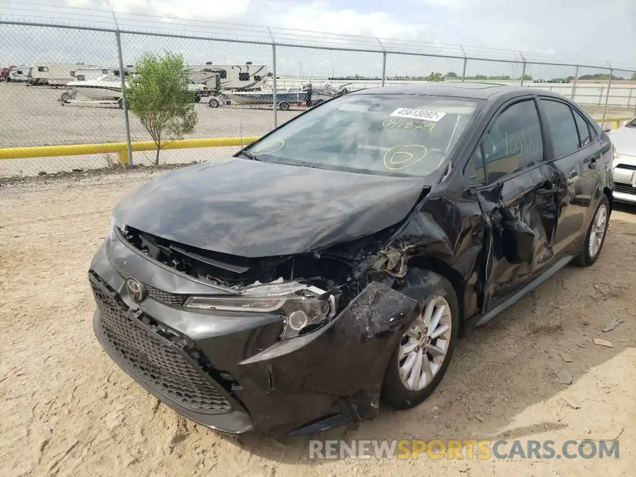 2 Photograph of a damaged car JTDHPRAE5LJ041879 TOYOTA COROLLA 2020