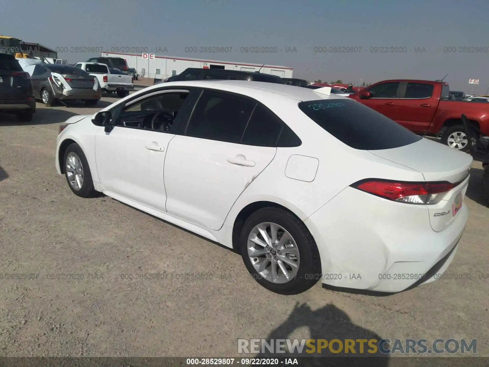 3 Photograph of a damaged car JTDHPRAE5LJ059542 TOYOTA COROLLA 2020