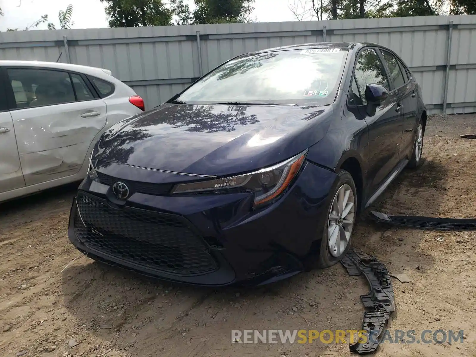 2 Photograph of a damaged car JTDHPRAE5LJ060111 TOYOTA COROLLA 2020