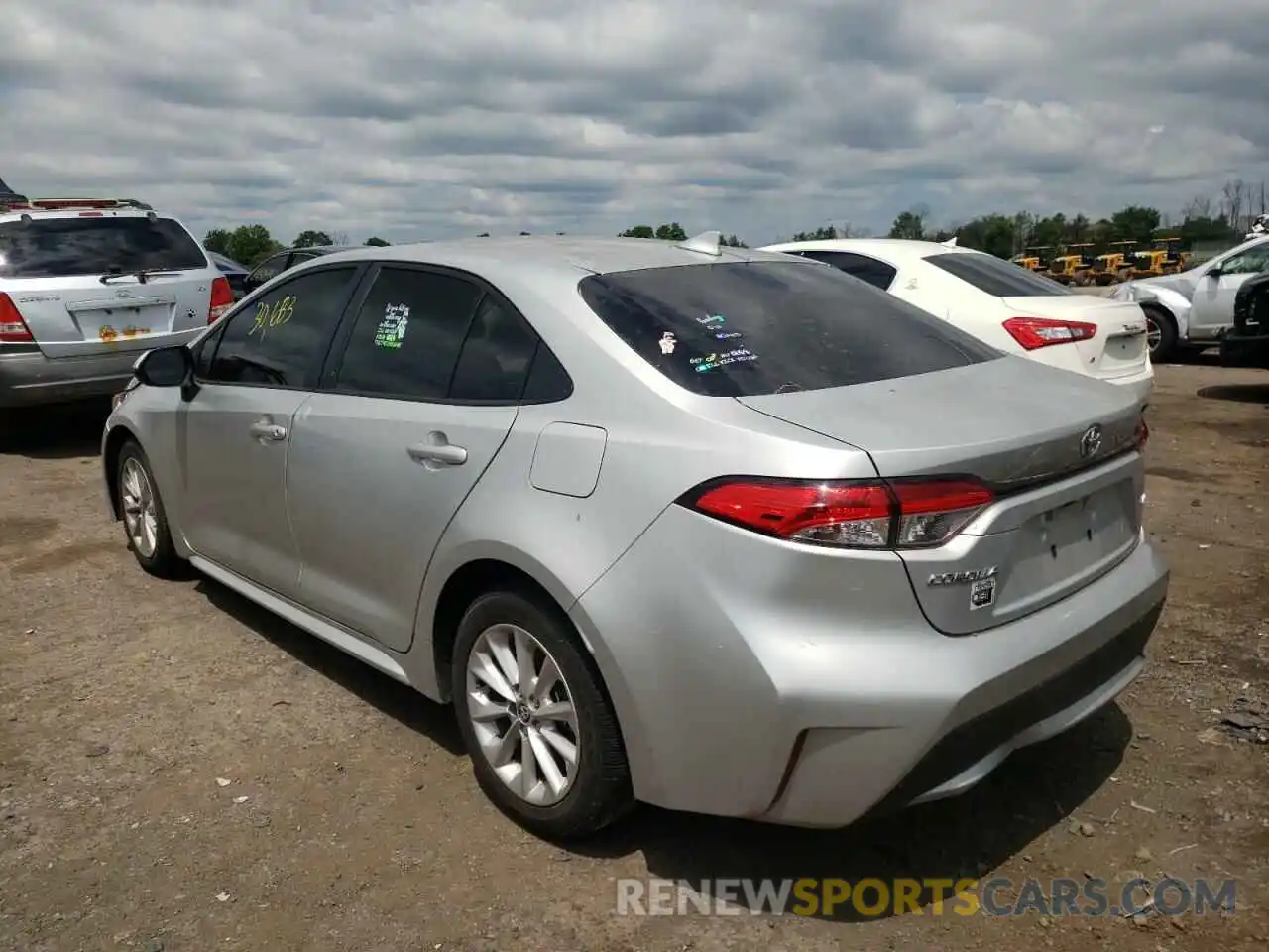 3 Photograph of a damaged car JTDHPRAE5LJ064787 TOYOTA COROLLA 2020