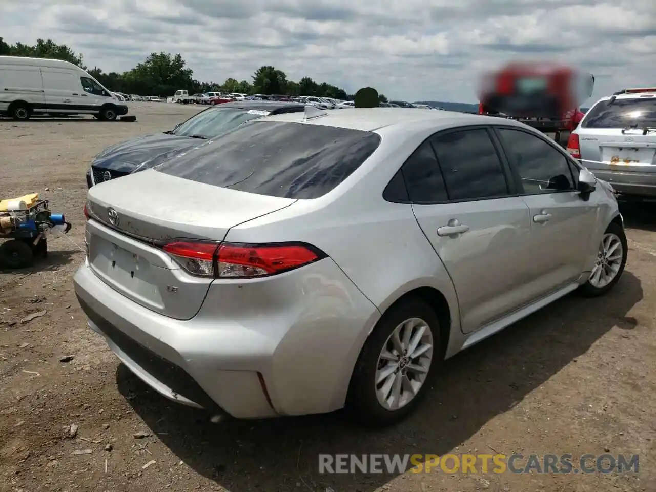 4 Photograph of a damaged car JTDHPRAE5LJ064787 TOYOTA COROLLA 2020