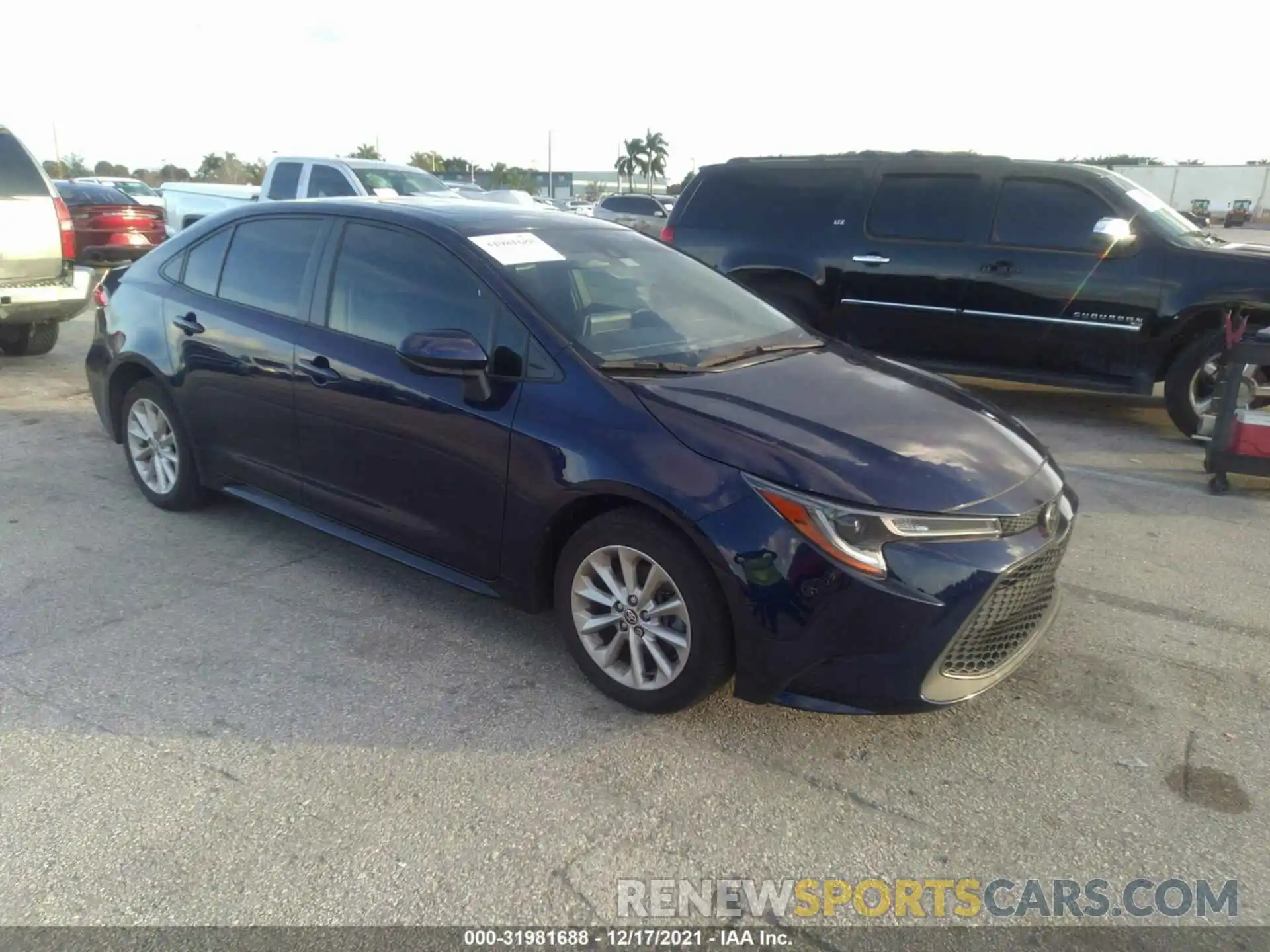 1 Photograph of a damaged car JTDHPRAE5LJ068287 TOYOTA COROLLA 2020