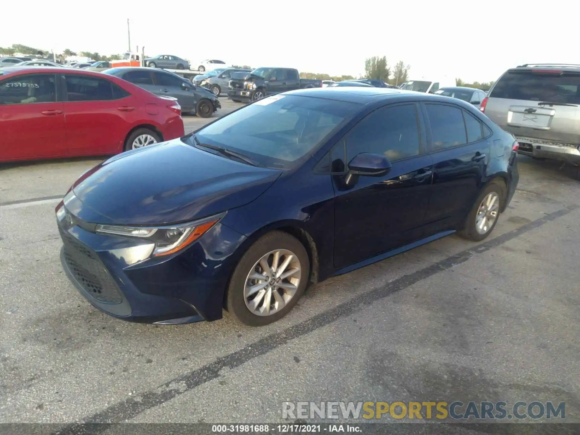 2 Photograph of a damaged car JTDHPRAE5LJ068287 TOYOTA COROLLA 2020