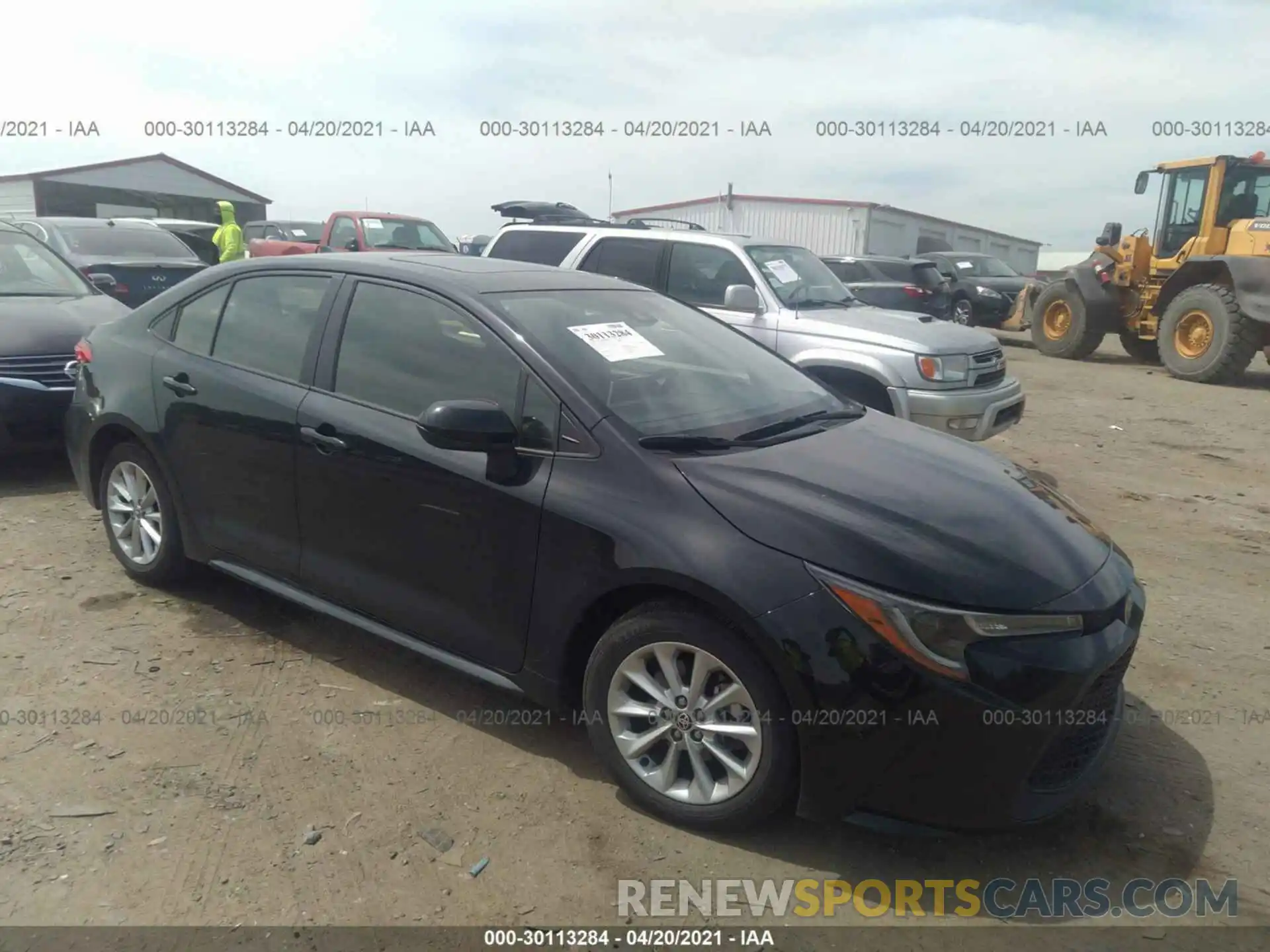 1 Photograph of a damaged car JTDHPRAE5LJ073084 TOYOTA COROLLA 2020