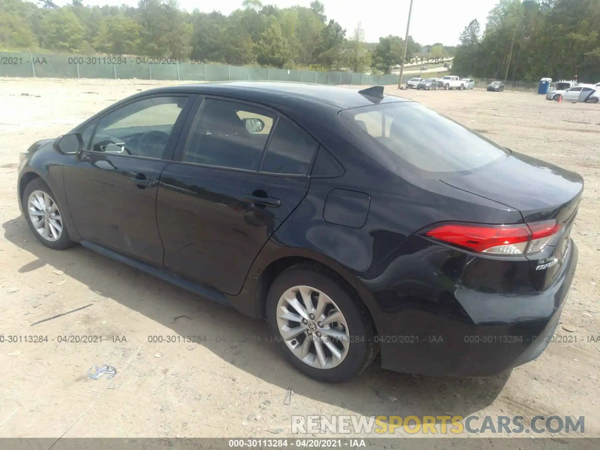 3 Photograph of a damaged car JTDHPRAE5LJ073084 TOYOTA COROLLA 2020