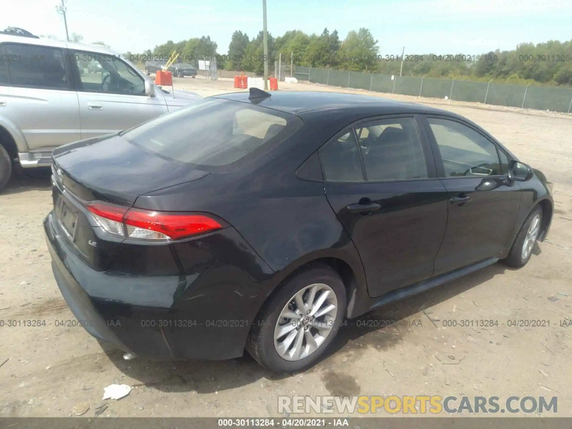 4 Photograph of a damaged car JTDHPRAE5LJ073084 TOYOTA COROLLA 2020