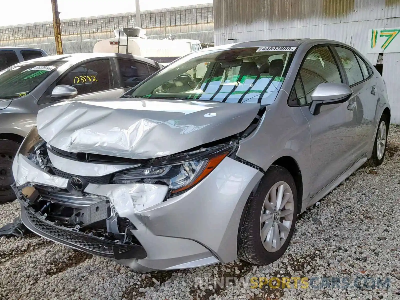 2 Photograph of a damaged car JTDHPRAE6LJ003383 TOYOTA COROLLA 2020