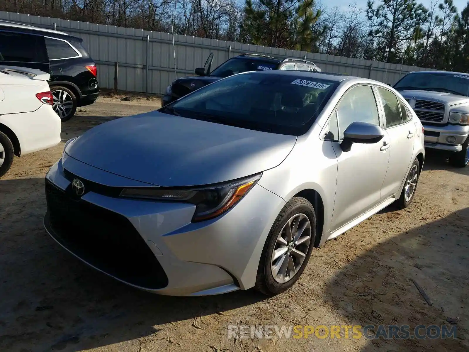 2 Photograph of a damaged car JTDHPRAE6LJ003576 TOYOTA COROLLA 2020