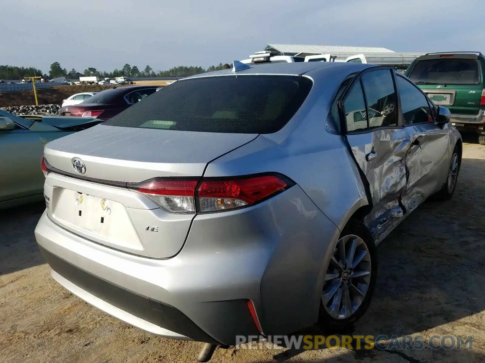 4 Photograph of a damaged car JTDHPRAE6LJ003576 TOYOTA COROLLA 2020