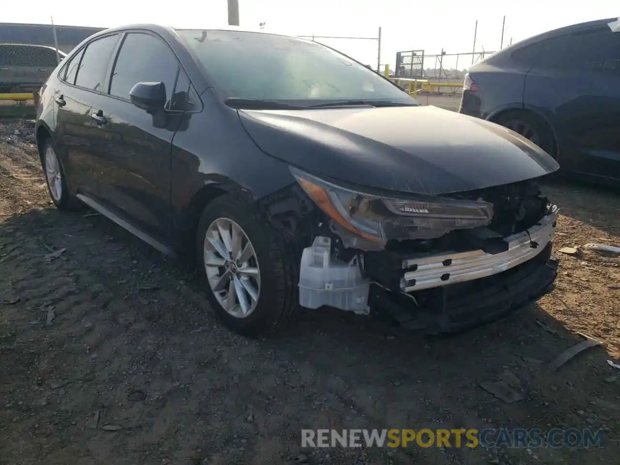 1 Photograph of a damaged car JTDHPRAE6LJ007420 TOYOTA COROLLA 2020