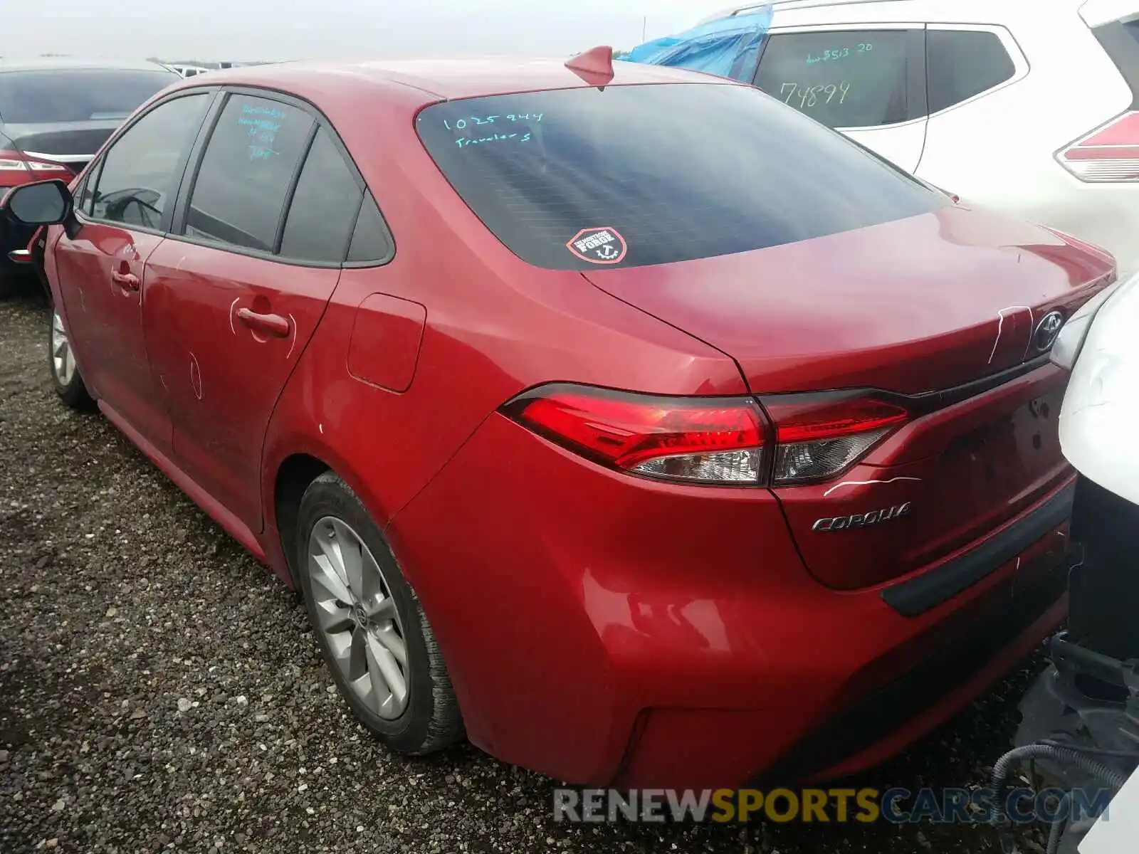 3 Photograph of a damaged car JTDHPRAE6LJ008695 TOYOTA COROLLA 2020