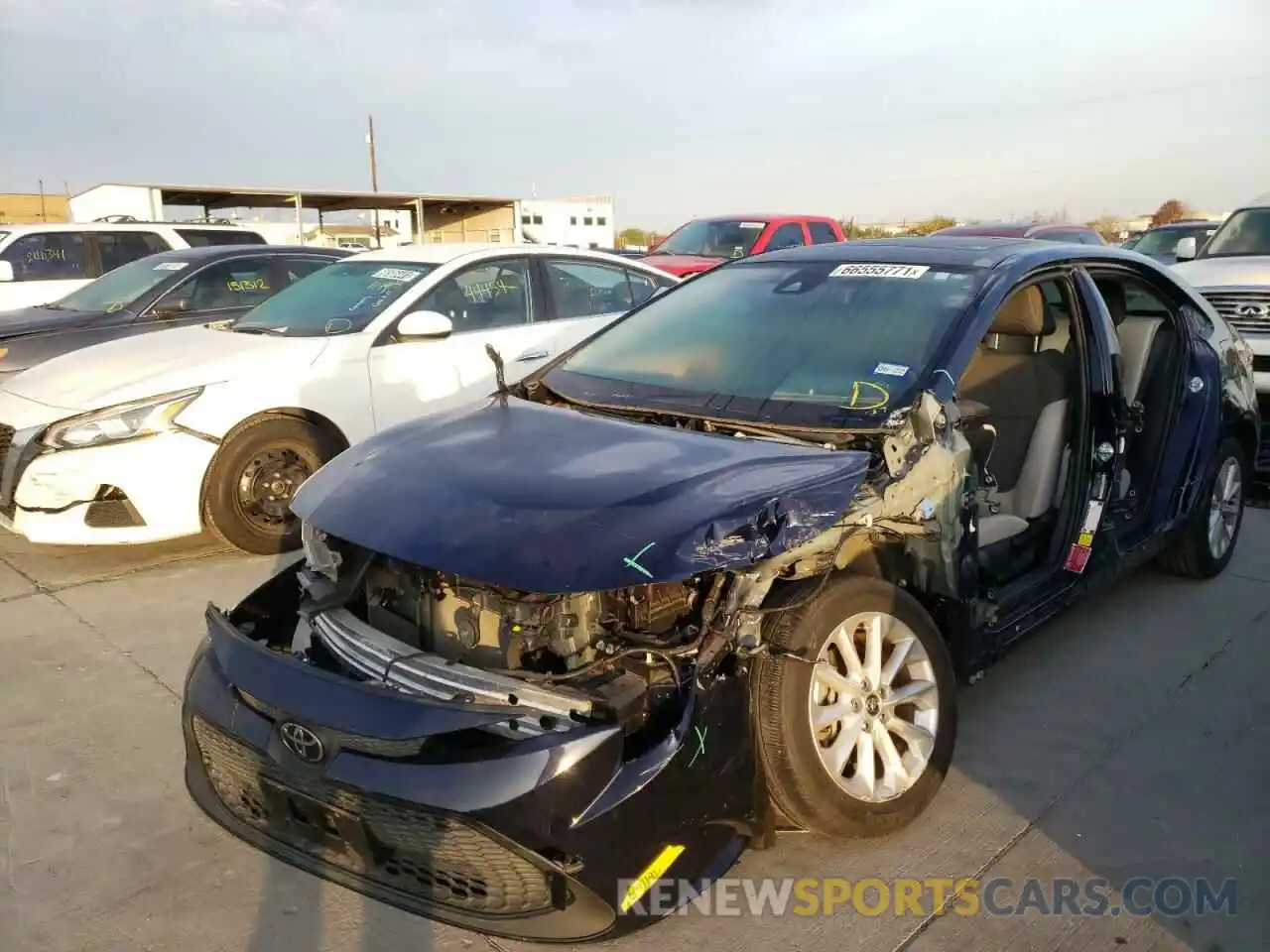 9 Photograph of a damaged car JTDHPRAE6LJ008972 TOYOTA COROLLA 2020