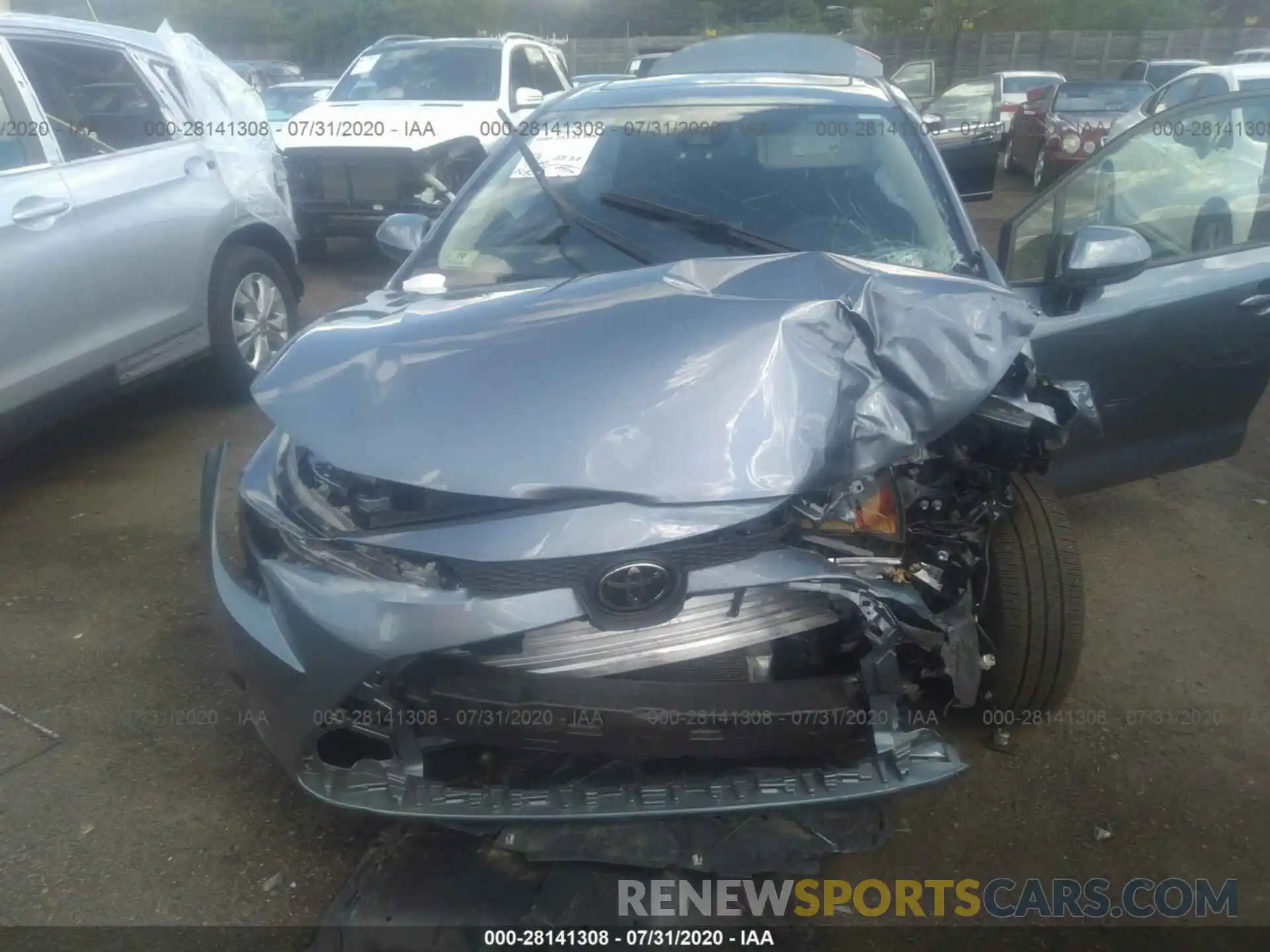 10 Photograph of a damaged car JTDHPRAE6LJ011029 TOYOTA COROLLA 2020