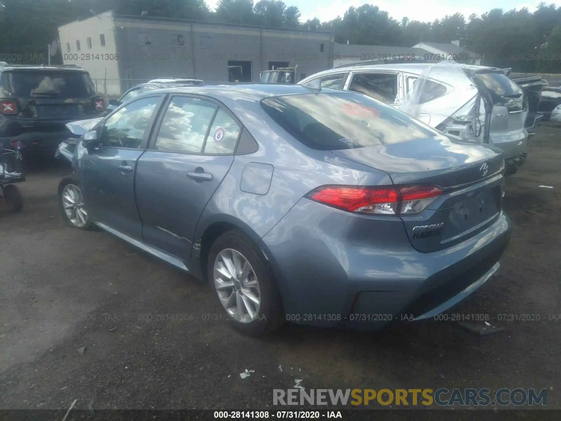 3 Photograph of a damaged car JTDHPRAE6LJ011029 TOYOTA COROLLA 2020