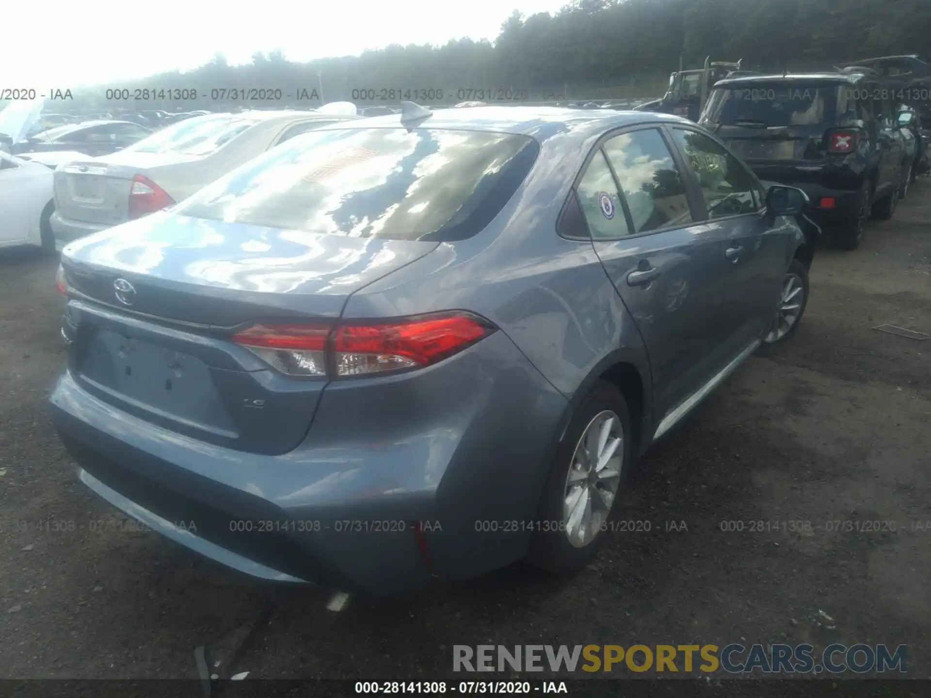 4 Photograph of a damaged car JTDHPRAE6LJ011029 TOYOTA COROLLA 2020