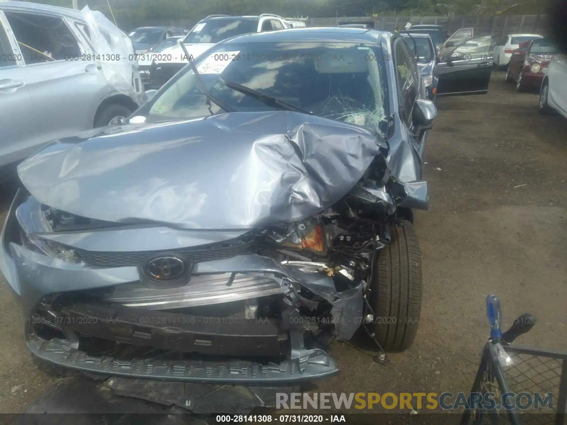 6 Photograph of a damaged car JTDHPRAE6LJ011029 TOYOTA COROLLA 2020