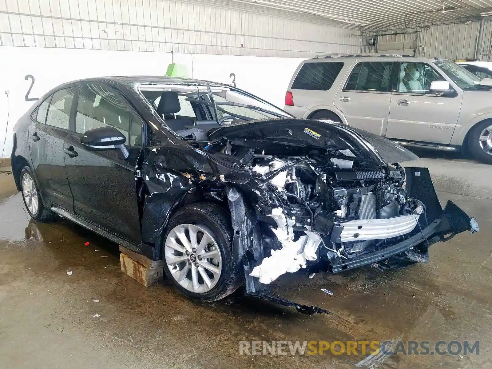 1 Photograph of a damaged car JTDHPRAE6LJ014674 TOYOTA COROLLA 2020