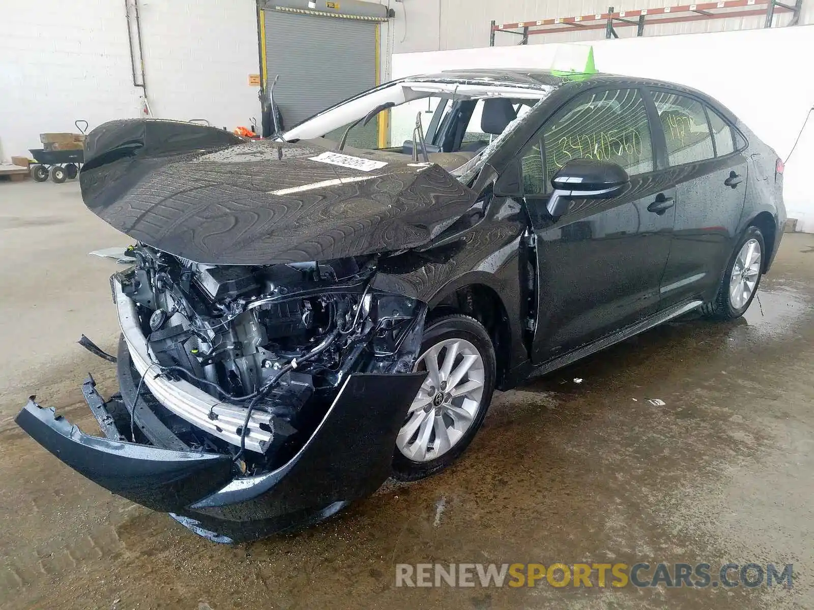 2 Photograph of a damaged car JTDHPRAE6LJ014674 TOYOTA COROLLA 2020