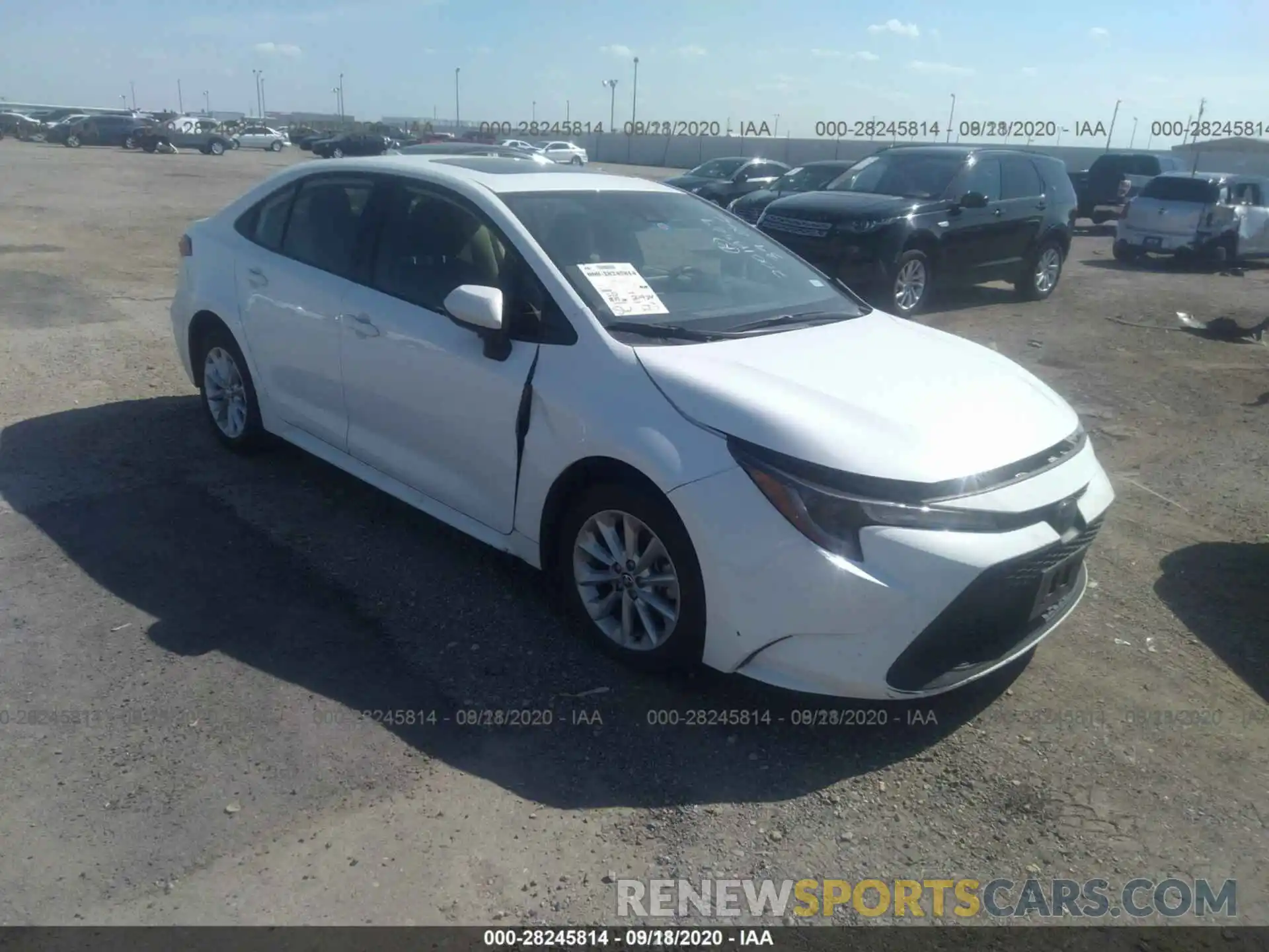 12 Photograph of a damaged car JTDHPRAE6LJ015159 TOYOTA COROLLA 2020