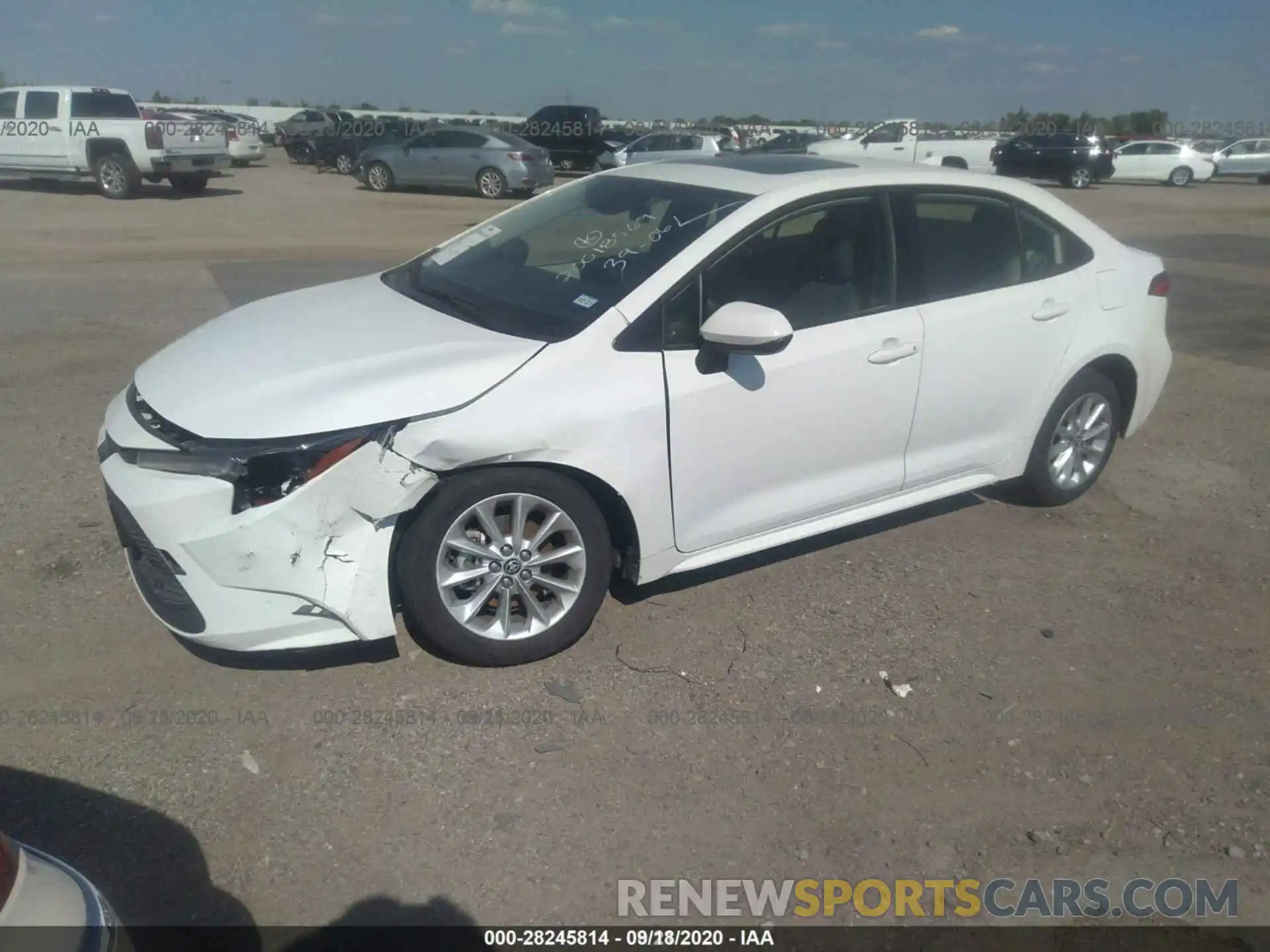 13 Photograph of a damaged car JTDHPRAE6LJ015159 TOYOTA COROLLA 2020