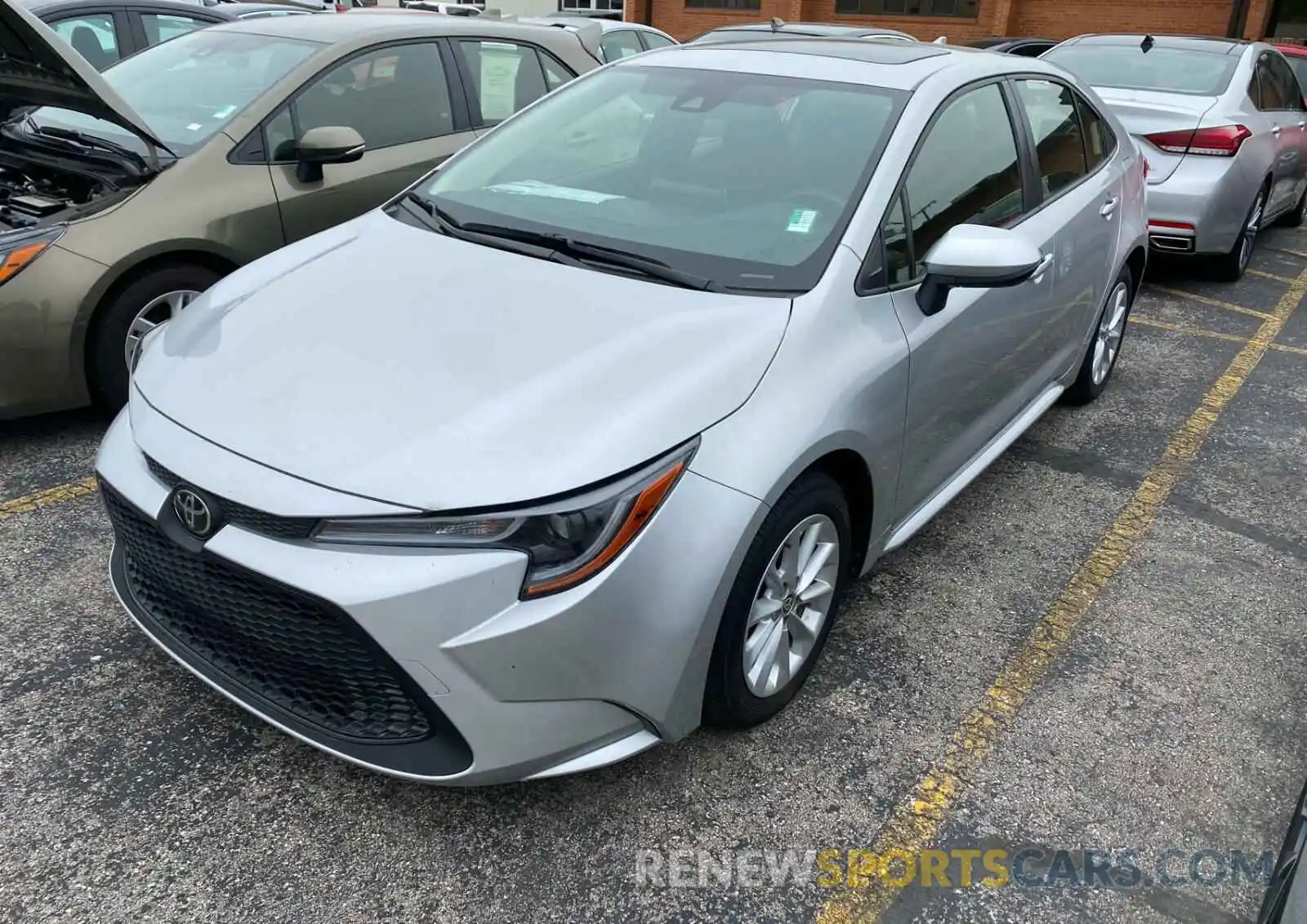 2 Photograph of a damaged car JTDHPRAE6LJ029739 TOYOTA COROLLA 2020