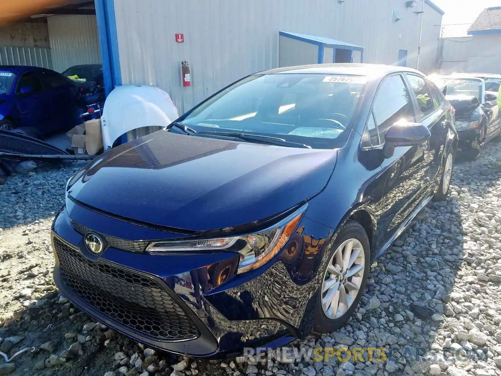 2 Photograph of a damaged car JTDHPRAE6LJ059680 TOYOTA COROLLA 2020