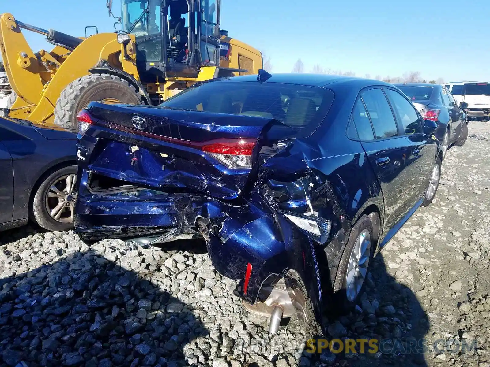 4 Photograph of a damaged car JTDHPRAE6LJ059680 TOYOTA COROLLA 2020