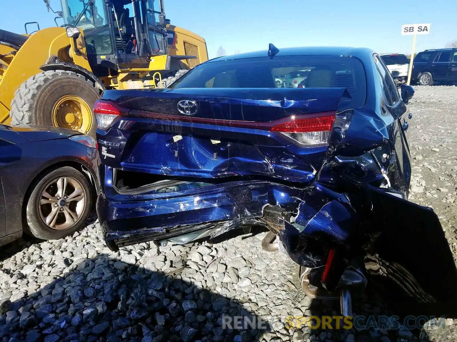 9 Photograph of a damaged car JTDHPRAE6LJ059680 TOYOTA COROLLA 2020