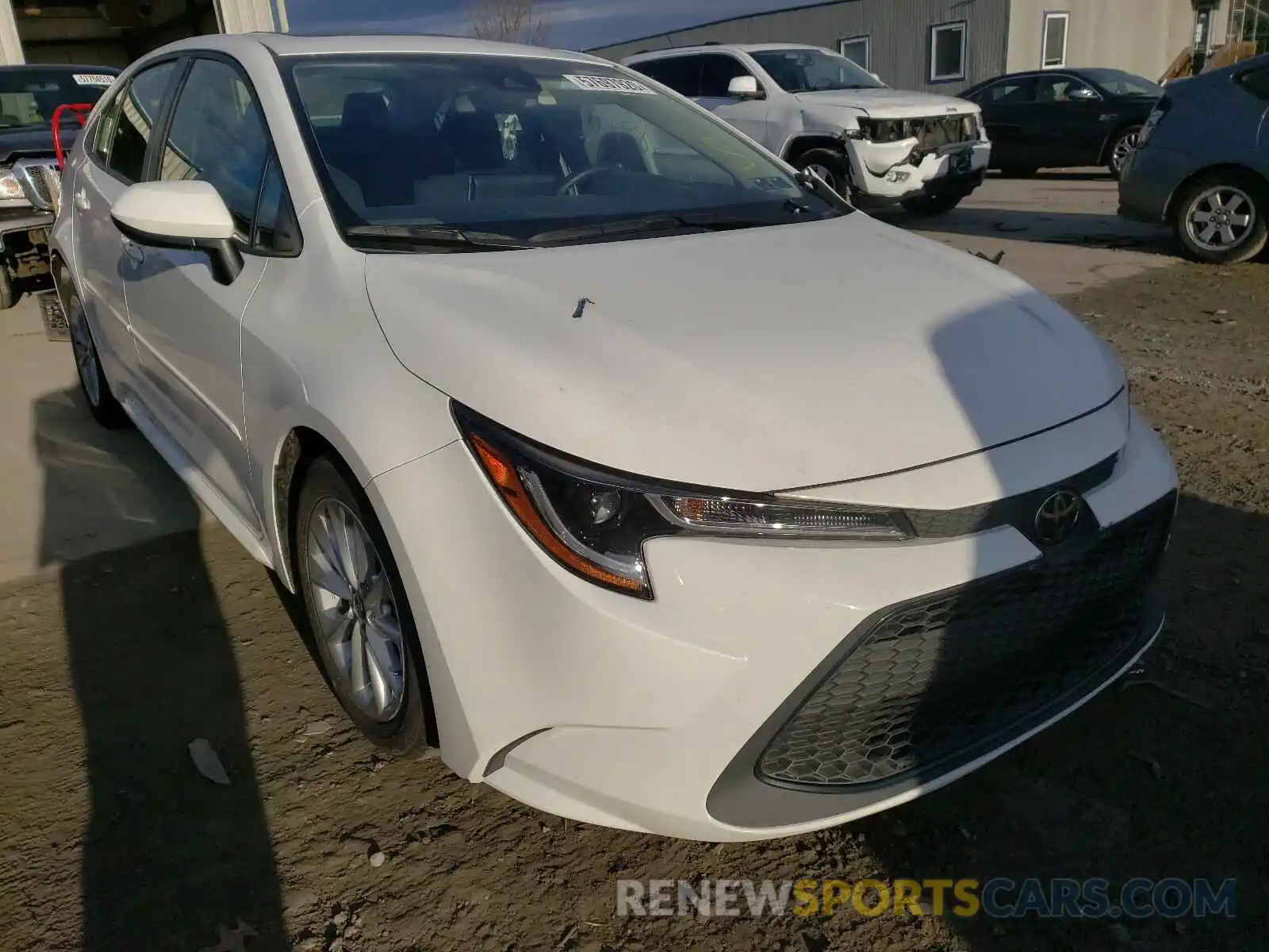 1 Photograph of a damaged car JTDHPRAE6LJ068749 TOYOTA COROLLA 2020