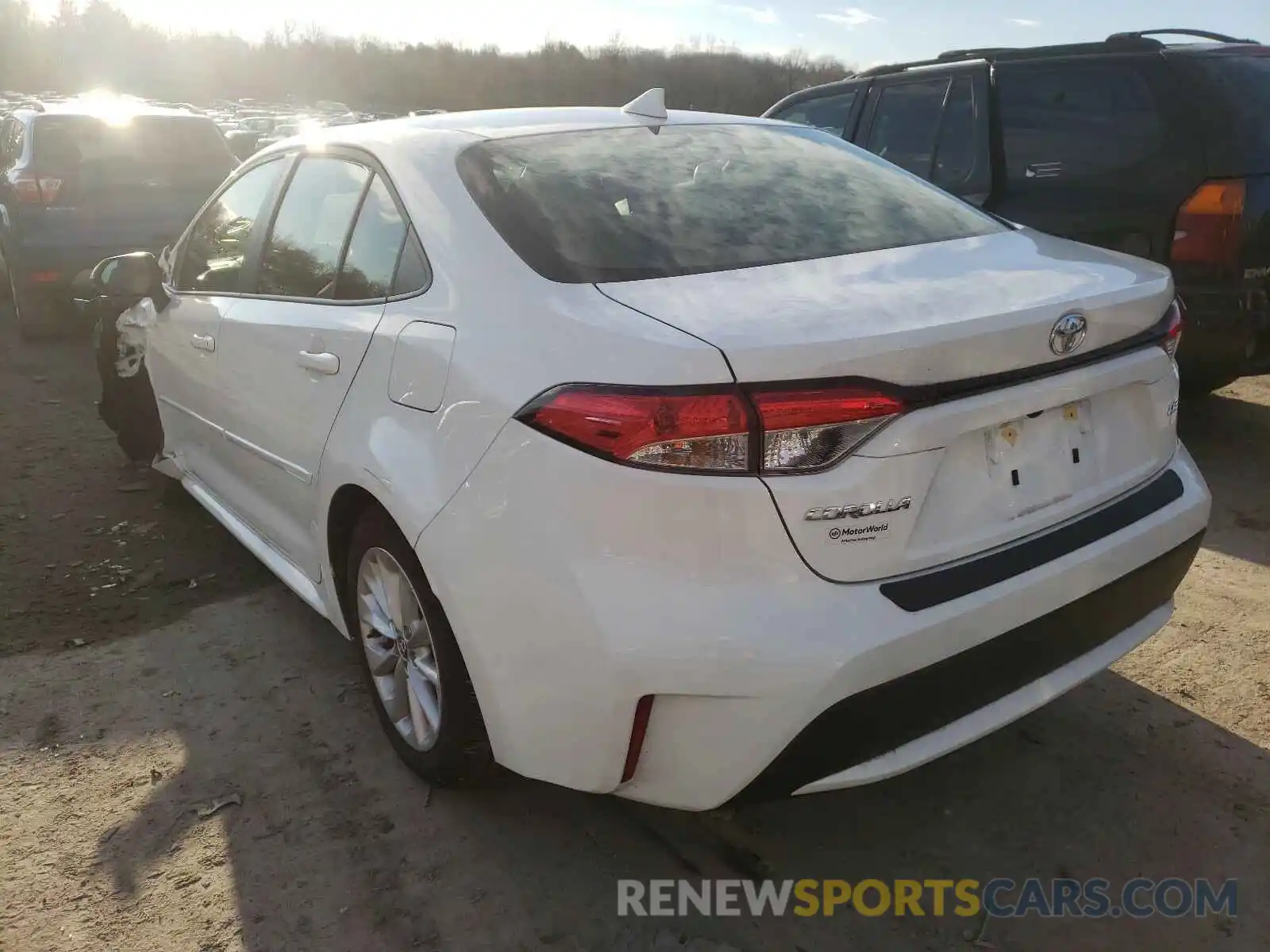 3 Photograph of a damaged car JTDHPRAE6LJ068749 TOYOTA COROLLA 2020