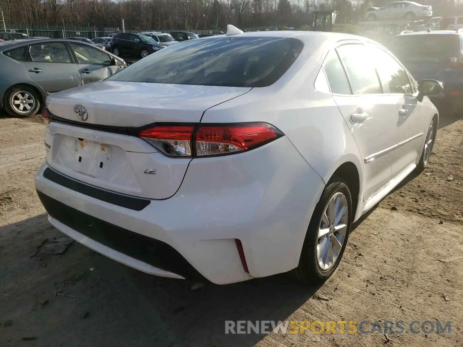 4 Photograph of a damaged car JTDHPRAE6LJ068749 TOYOTA COROLLA 2020