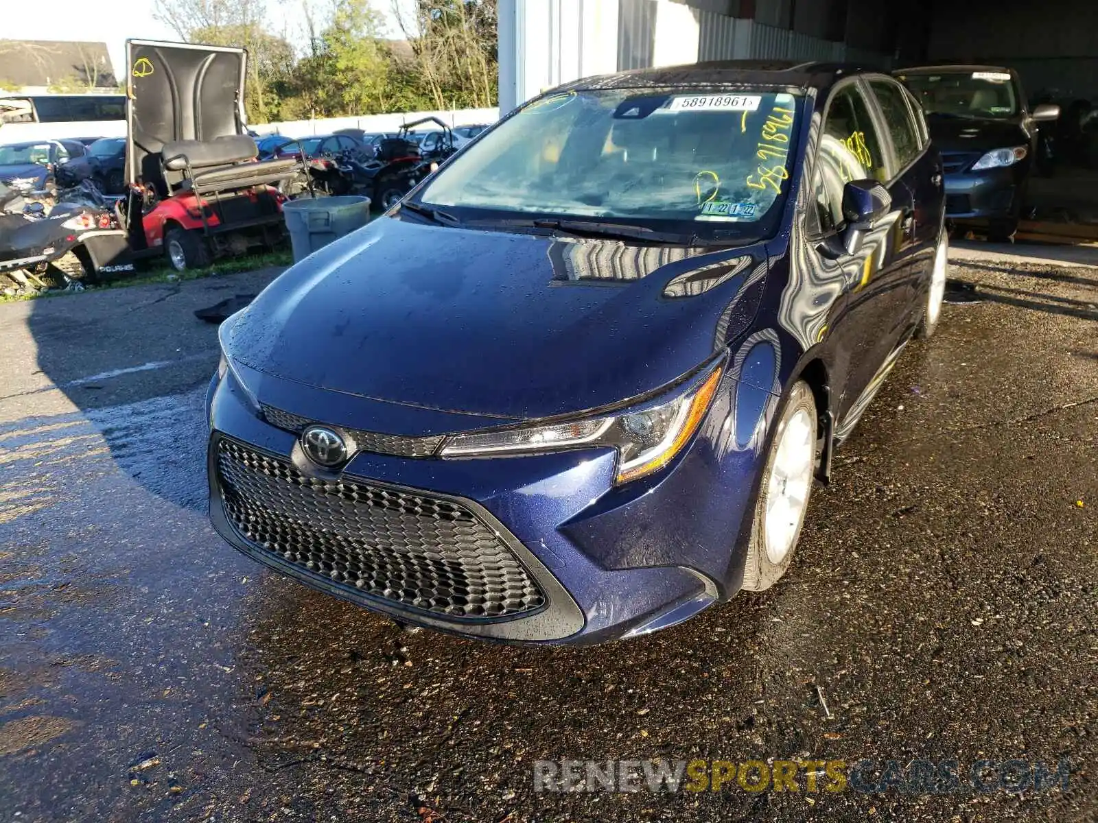 2 Photograph of a damaged car JTDHPRAE6LJ070582 TOYOTA COROLLA 2020