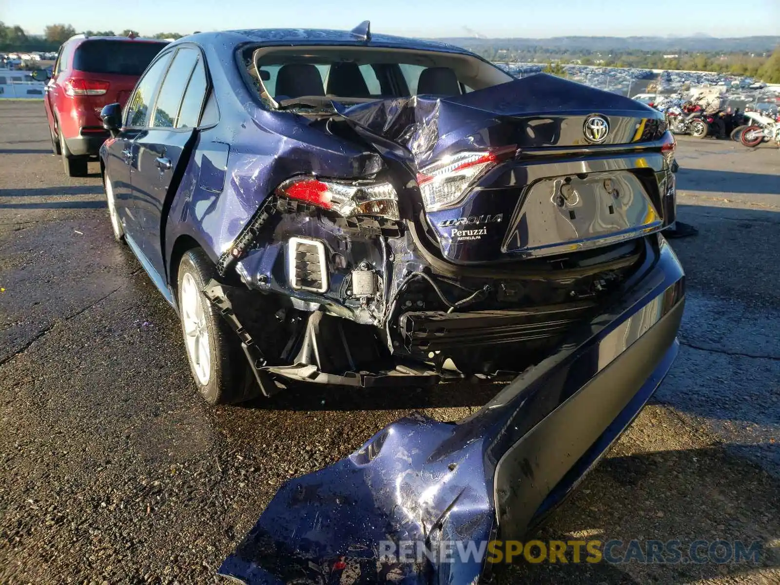 3 Photograph of a damaged car JTDHPRAE6LJ070582 TOYOTA COROLLA 2020