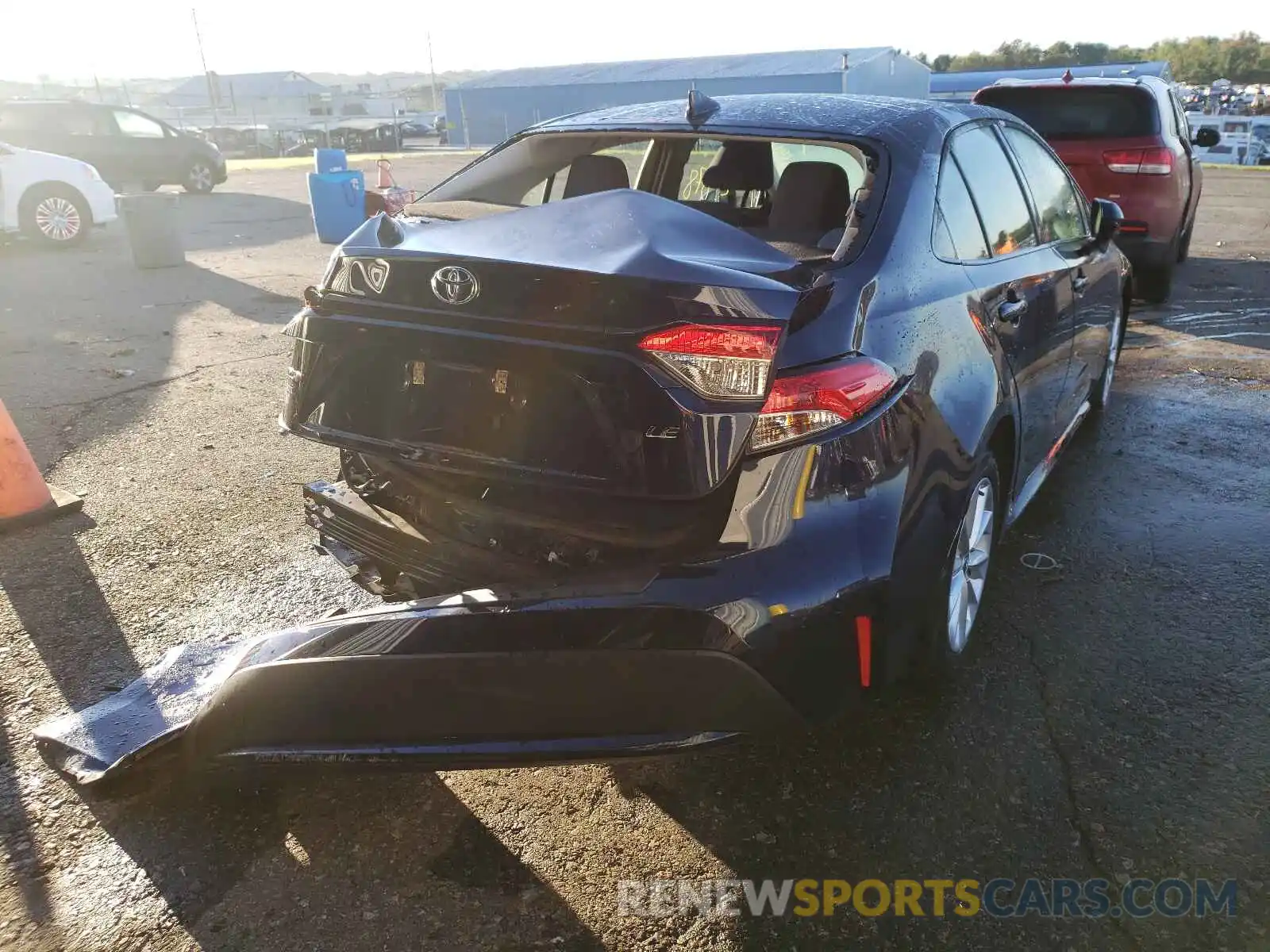 4 Photograph of a damaged car JTDHPRAE6LJ070582 TOYOTA COROLLA 2020