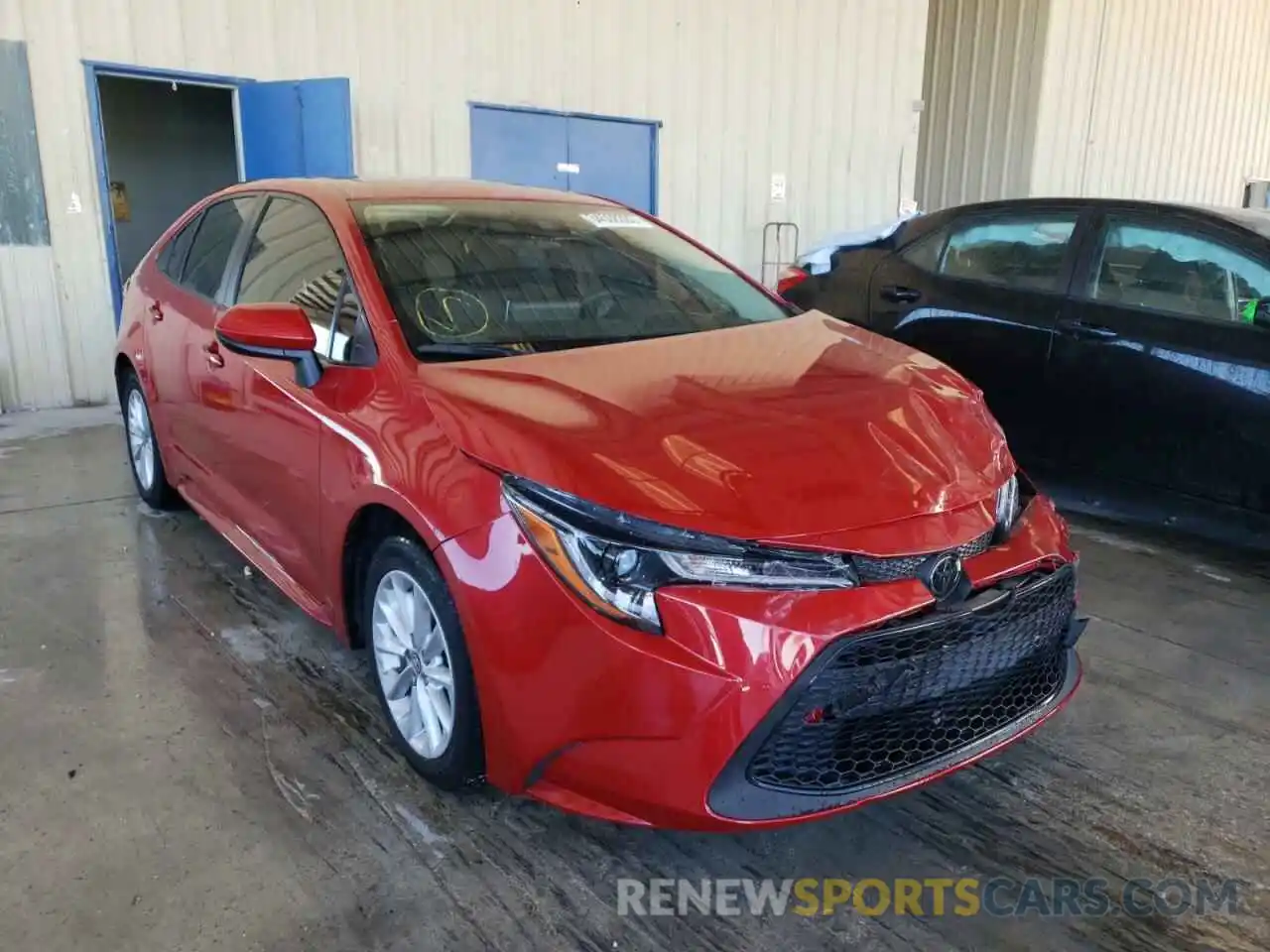 1 Photograph of a damaged car JTDHPRAE6LJ073367 TOYOTA COROLLA 2020