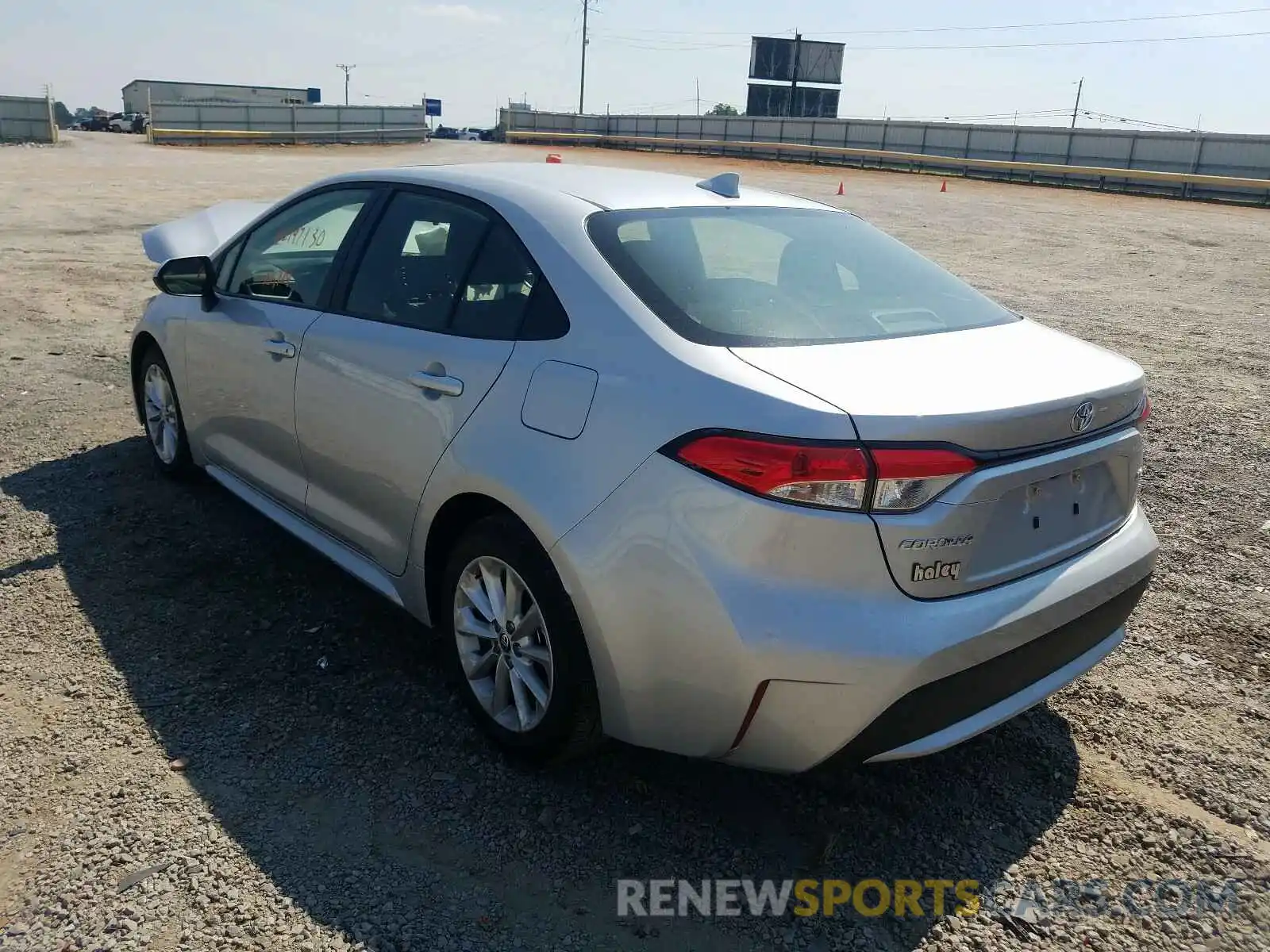 3 Photograph of a damaged car JTDHPRAE6LJ095983 TOYOTA COROLLA 2020