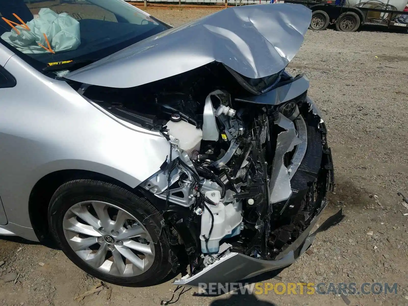 9 Photograph of a damaged car JTDHPRAE6LJ095983 TOYOTA COROLLA 2020