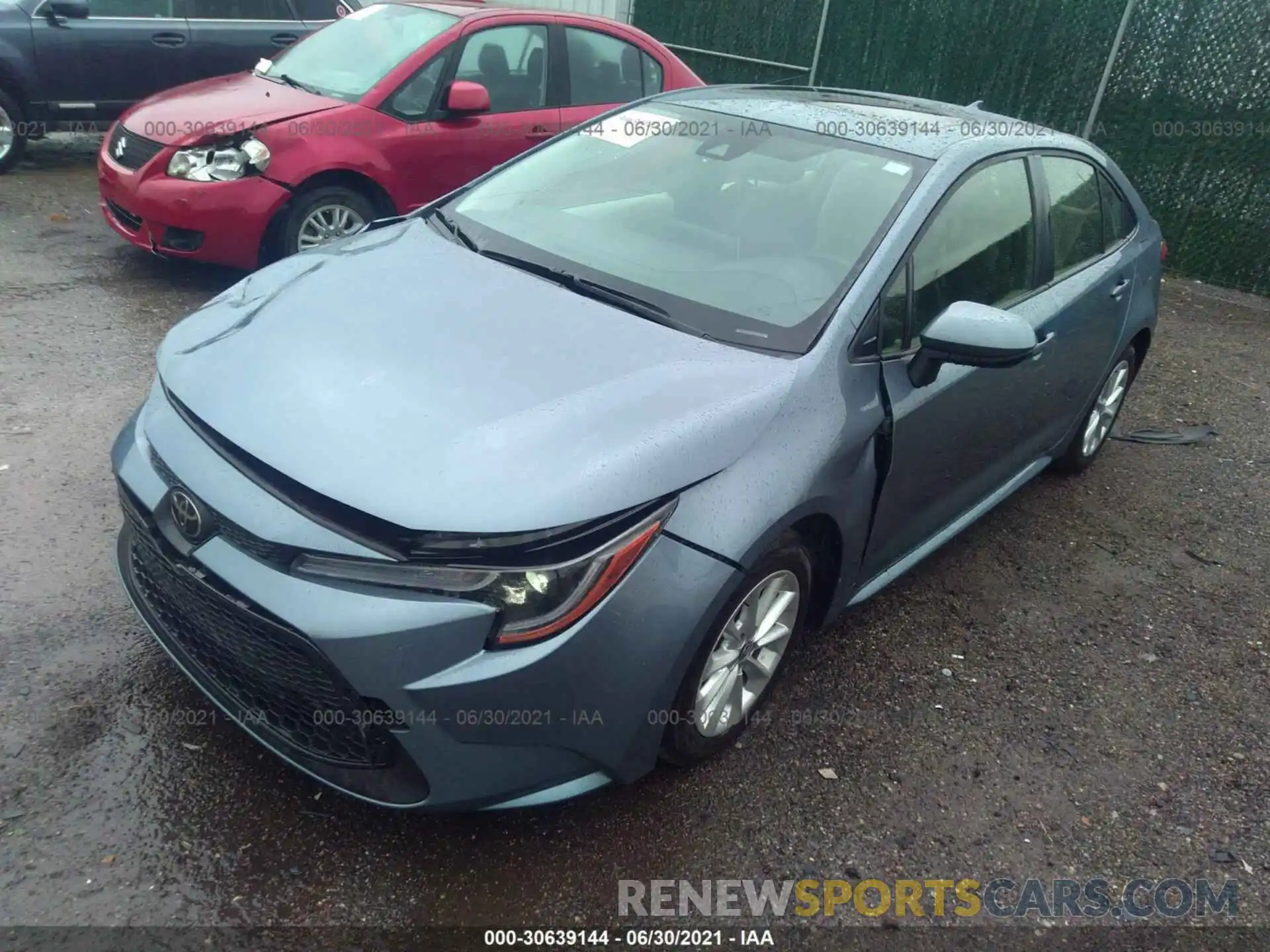 2 Photograph of a damaged car JTDHPRAE6LJ109719 TOYOTA COROLLA 2020