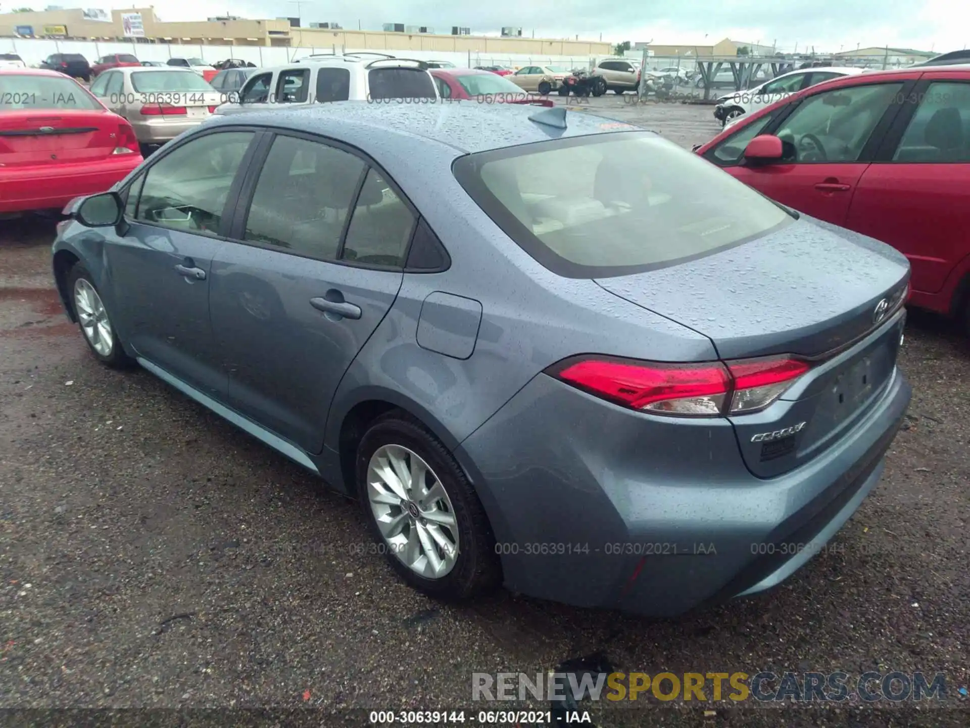 3 Photograph of a damaged car JTDHPRAE6LJ109719 TOYOTA COROLLA 2020