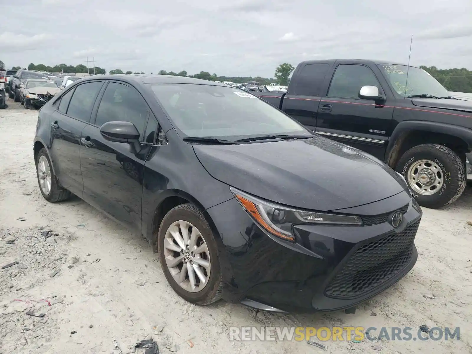 1 Photograph of a damaged car JTDHPRAE7LJ002971 TOYOTA COROLLA 2020