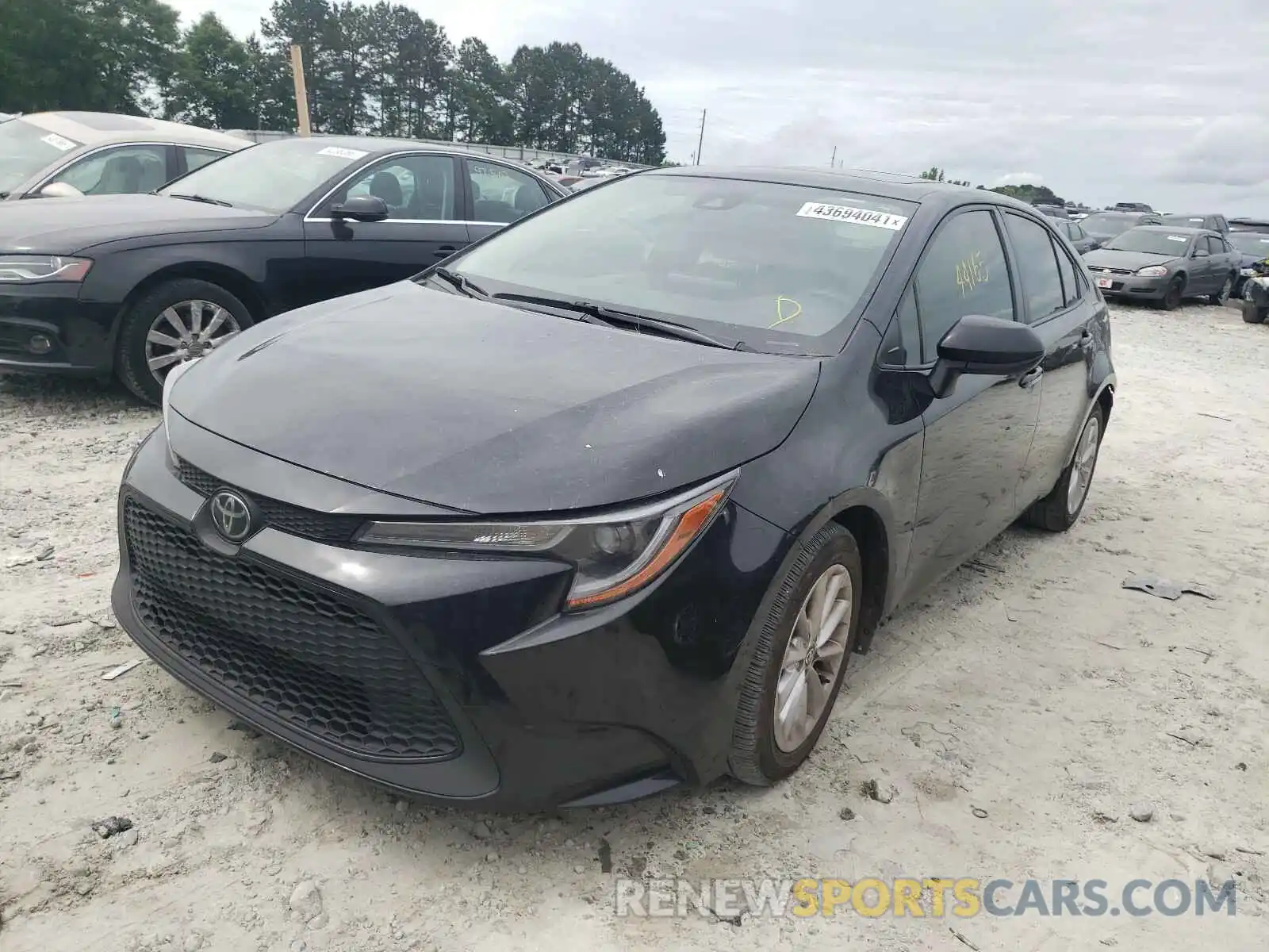 2 Photograph of a damaged car JTDHPRAE7LJ002971 TOYOTA COROLLA 2020