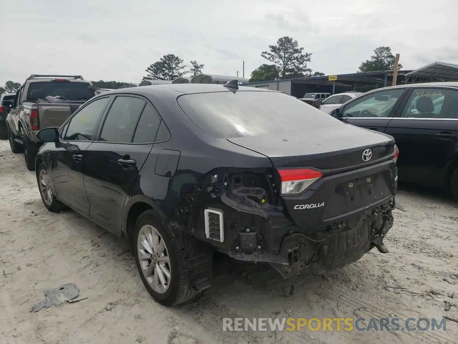 3 Photograph of a damaged car JTDHPRAE7LJ002971 TOYOTA COROLLA 2020