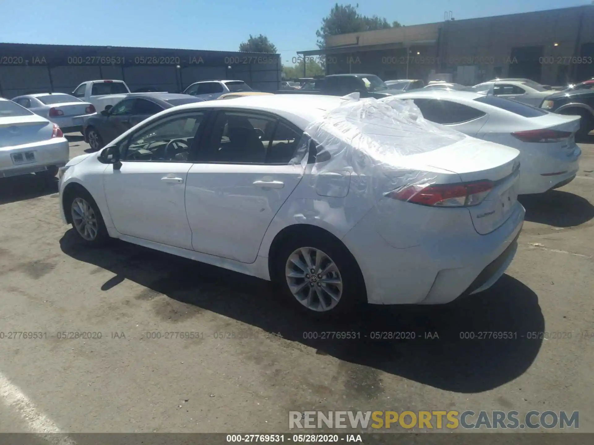 3 Photograph of a damaged car JTDHPRAE7LJ009306 TOYOTA COROLLA 2020