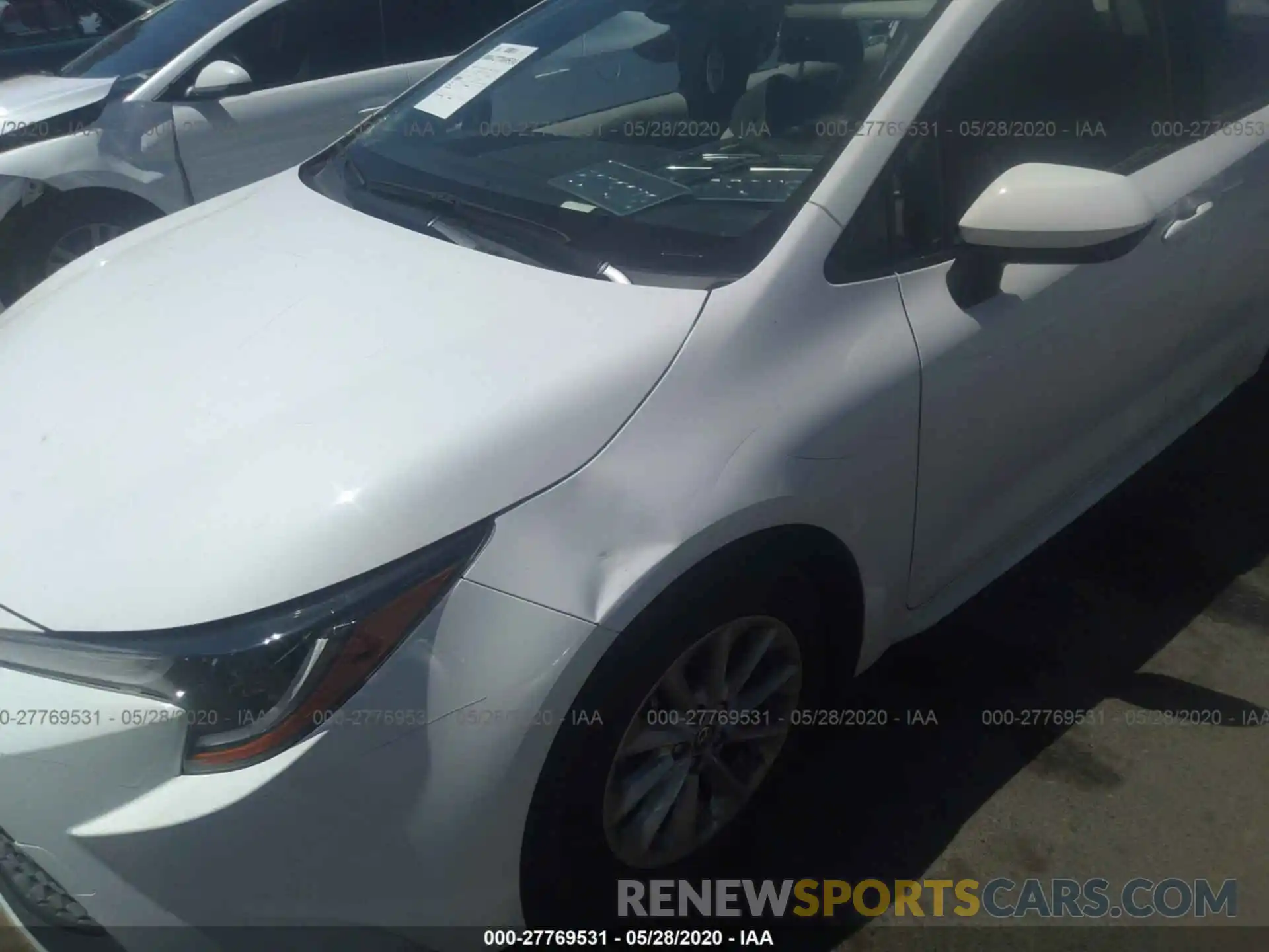 6 Photograph of a damaged car JTDHPRAE7LJ009306 TOYOTA COROLLA 2020