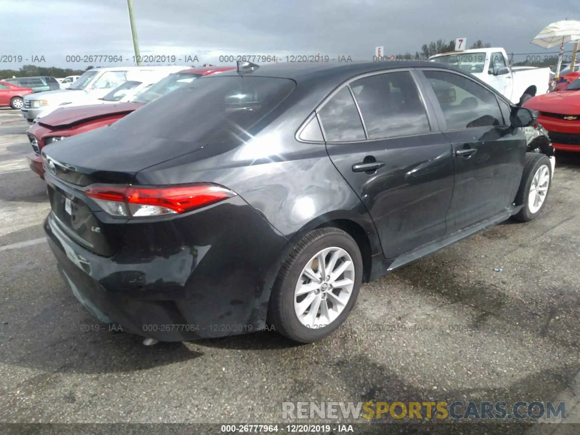 4 Photograph of a damaged car JTDHPRAE7LJ012433 TOYOTA COROLLA 2020